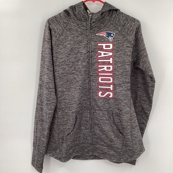 Ladies NFL New England Patriots Full Zip Hoodie - medium - Picture 2 of 7